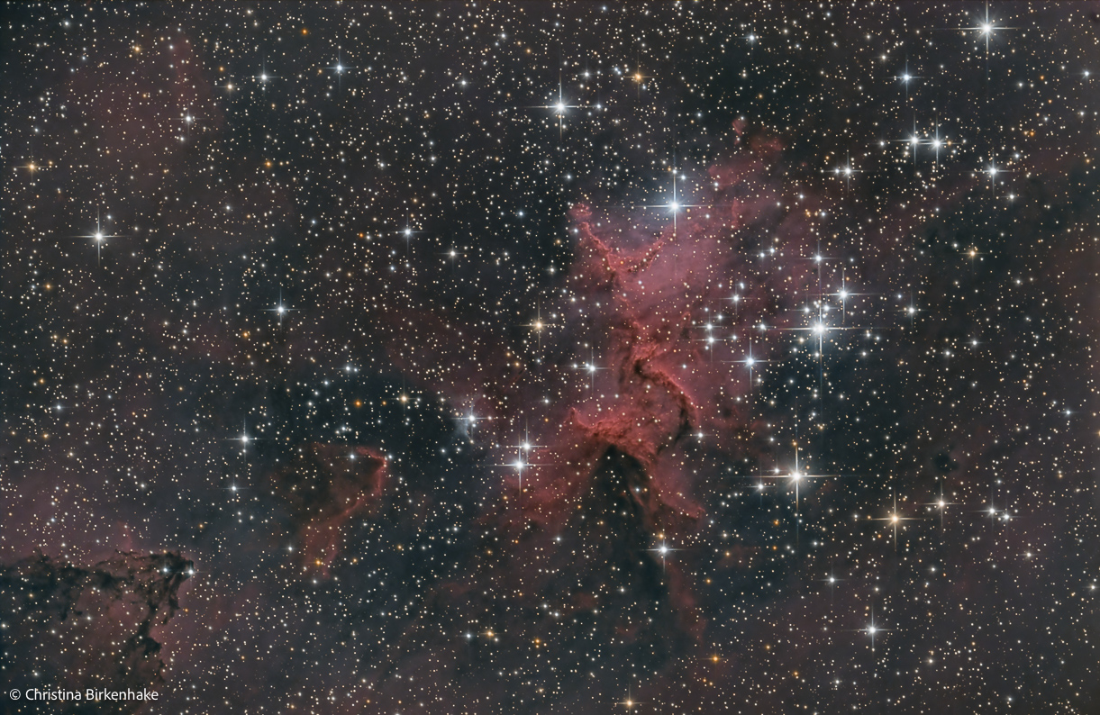 Herznebel, Ausschnitt, Sternbild Perseus