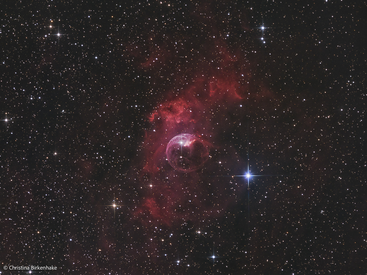 Blasennebel, Sternbild Kepheus